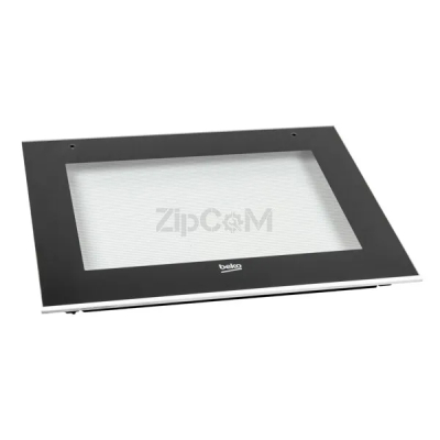 Стекло двери наружное 210442175 595x460mm для духовок Beko