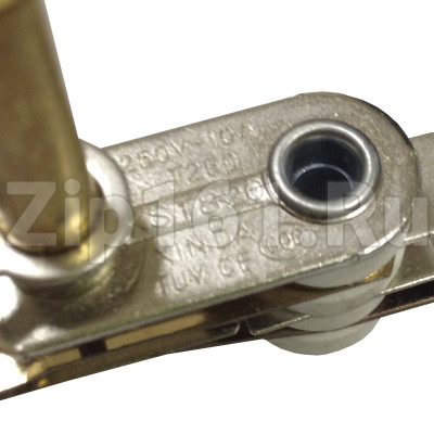 Термостат для обогревателей KST-018 70C 16A/250V, контакты сбоку вниз шток 12мм